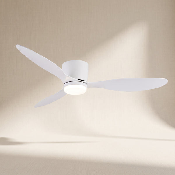 Ventilador de Techo Decovea Aura — Luz LED 3 Tonos · Motor DC Reversible · 6 Velocidades y Mando