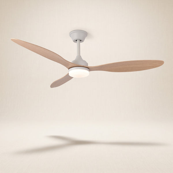 Ventilador de Techo Decovea Terral — Perfil Bajo con Luz LED · 64/106/132 cm · Interior y Exterior Cubierto
