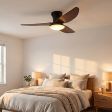 Ventilador de Techo Decovea Nube — Plafón Compacto con Luz LED para Techos Bajos