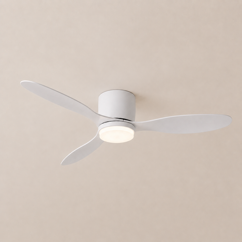Ventilador de Techo Decovea Aura — Luz LED 3 Tonos · Motor DC Reversible · 6 Velocidades y Mando