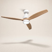 Ventilador de Techo Decovea Brisa 132 — Ultrasilencioso · Luz LED, Mando y Función Verano-Invierno · Negro